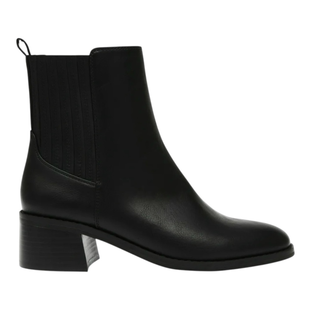 DV by Dolce Vita Delilah Black Ankle Bootie with Elastic Panels Women …